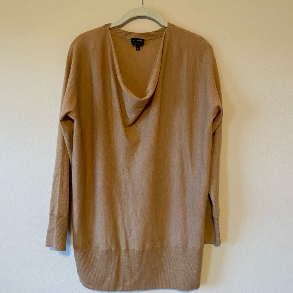 Beautiful cowl neck sweater from Talbots
